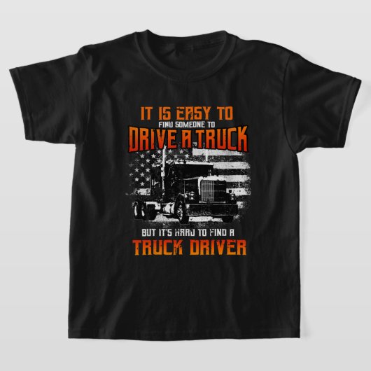 LKWs Geschenke Trailer LKW 18 Rollerhar T-Shirt (Ablage )