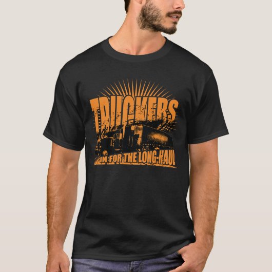 LKWs Langstreckentransport T-Shirt (Vorderseite)