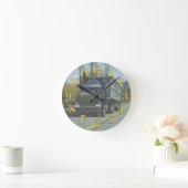 LKWs mit Sprint-Zeit Runde Wanduhr (Zuhause)