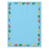 LKWs Niedlich 1. Geburtstag Party Thema Tischdecke (Vorderseite)