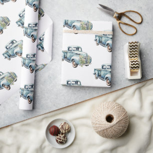 LKWs Papa Geburtstag Geschenkpapier