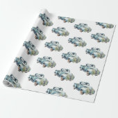 LKWs Papa Geburtstag Geschenkpapier (Ungerollt)