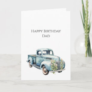 LKWs Papa Geburtstag Karte