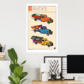 LKWs-Prints/Poster Poster (Heimbüro)