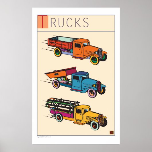 LKWs-Prints/Poster Poster (Vorne)
