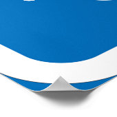 LKWs Road Sign Poster (Ecke)