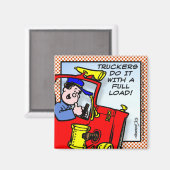 LKWs tun es Magnet (Vorderseite/Rückseite)