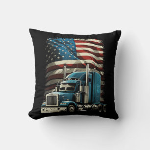 LKWs US-amerikanische Fahne für Patriotic Truck Dr Kissen