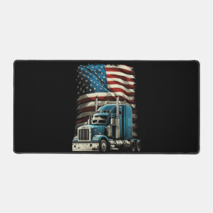 LKWs US-amerikanische Fahne für Patriotic Truck Dr Schreibtischunterlage