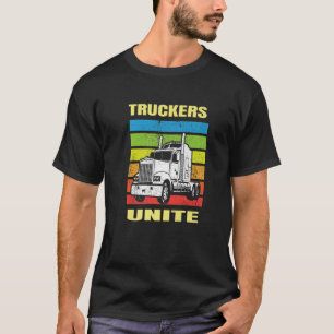 LKWs vereint sich in die Liebe des Konvois, meine T-Shirt