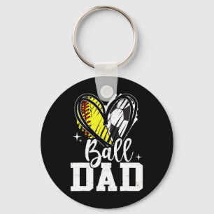 Ll Dad Softll Fußball Ll Dad Von Beiden Schlüsselanhänger