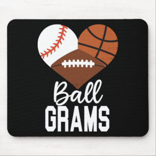 Ll Gramm Herz Verkauf Skizze Fußll Mousepad