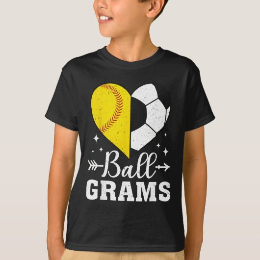 Ll Grams Funny Softll Soccer Grams T-Shirt (Vorderseite)