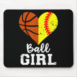 Ll Mädchen Herz Lustig Weichll Skizze Mädchen  Mousepad
