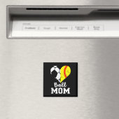 Ll Mama Herz Lustig Weichll Fußballmutter Magnet (In Situ (Geschirrspüler))