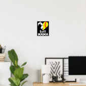 Ll Mama Lustige Fußball Softll Mama Poster (Heimbüro)