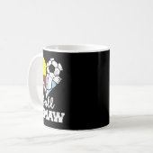 Ll Memaw Funny Soccer Footll Softll Volleyll Playe Kaffeetasse (Vorderseite Links)