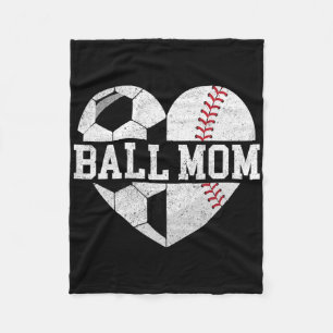 Ll Mom Shirt Herz Lustig Verkaufen Soccer Mom  Fleecedecke