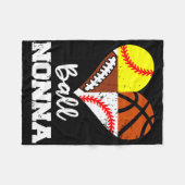 Ll Nonna Footll Sell Softll Sketll Nonna Fleecedecke (Vorderseite (Horizontal))