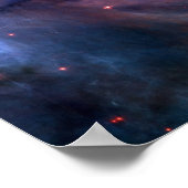 LL Ori und der Orionnebel Poster (Ecke)