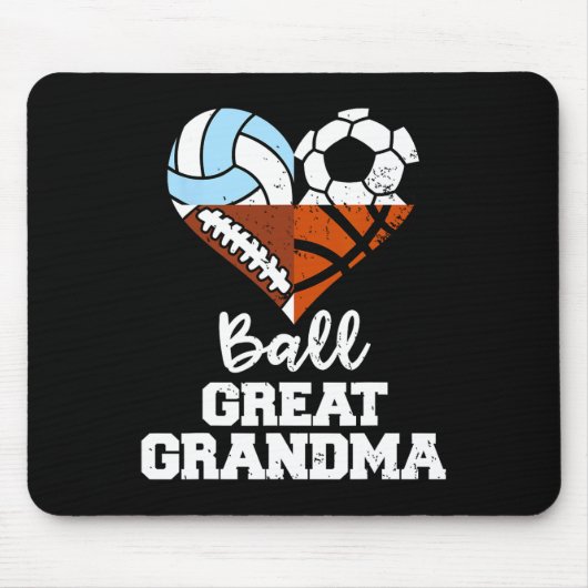 Ll Ur-Urgroßmutter Fußball Fußll Sketll Volleyll Mousepad (Vorne)