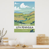 LlÆn Peninsula Wales Urlaubsposter. Poster (Küche)