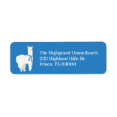 Llama Address Label (Vorne)