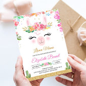 Llama Alpaca Fiesta Cactus Baby Shower Einladung