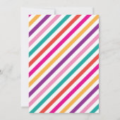 Llama Alpaca Geburtstag Einladung mit Bild (Rückseite)