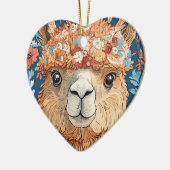 Llama Alpaca jedes Alter Keramik Ornament (Links)