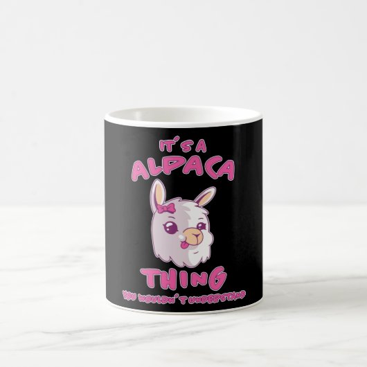 Llama Alpaca Llamas Alpacas Animal Gift Kaffeetasse (Mittel)