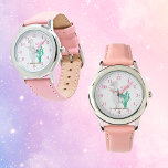 Llama Alpaca Personalisierte Uhr für ein Kind<br><div class="desc">Diese wunderschöne Einhornuhr würde Kindern ein tolles Geschenk machen!</div>