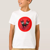 Llama Alpaca Twin Boys T-Shirt (Vorderseite)