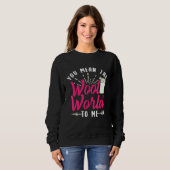 Llama Alpaca Wool World Design Sweatshirt (Vorne ganz)