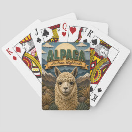 Llama Alpaka Andenhohen POPCUT Spielkarten