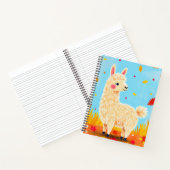 Llama am Herbsttag Notizblock (Innenseite)