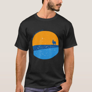 Llama Apparel Andes Landscape Original Kunst T-Shirt
