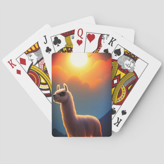Llama Art Spielkarten (Rückseite)