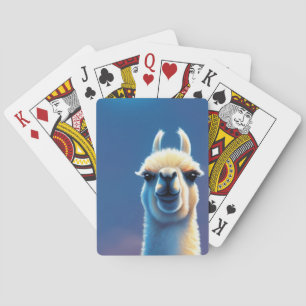 Llama Artwork Spielkarten
