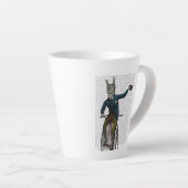 Llama auf Bike Milchtasse (Rechte Ecke)