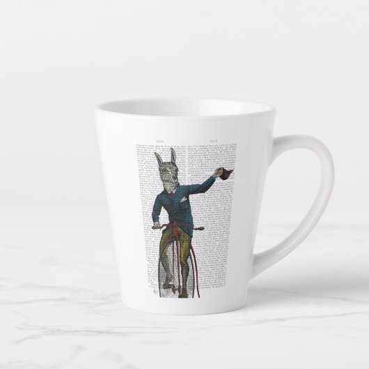 Llama auf Bike Milchtasse (Rechts)