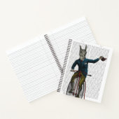 Llama auf Bike Notizblock (Innenseite)