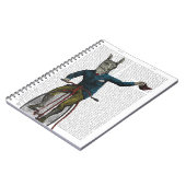 Llama auf Bike Notizblock (Linke Seite)