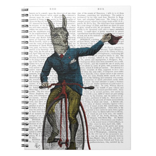 Llama auf Bike Notizblock (Vorderseite)