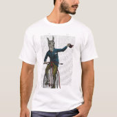 Llama auf Bike T-Shirt (Vorderseite)