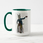 Llama auf Bike Tasse (Links)