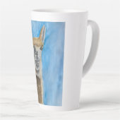 Llama auf Tasse (Rechte Ecke)
