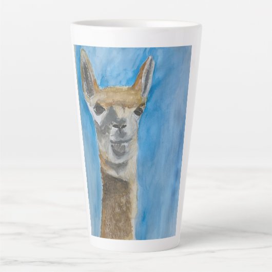 Llama auf Tasse (Vorderseite)