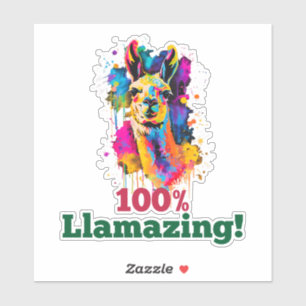 Llama Aufkleber