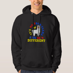Llama Autism Awareness Awareness Autism Mama Suppo Hoodie